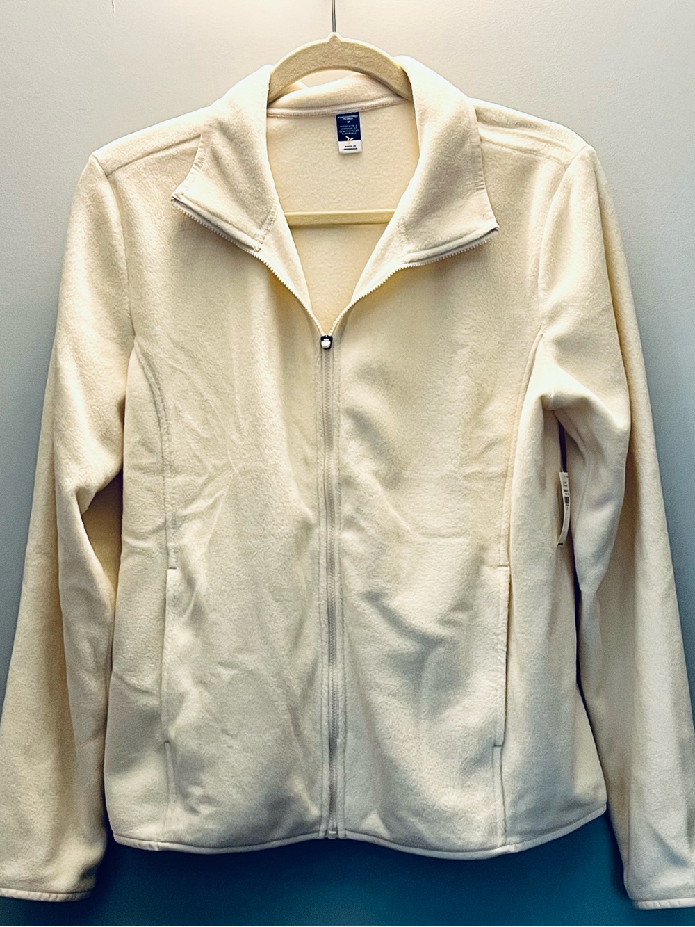 Old Navy Cream Full-Zip Fleece Jacket